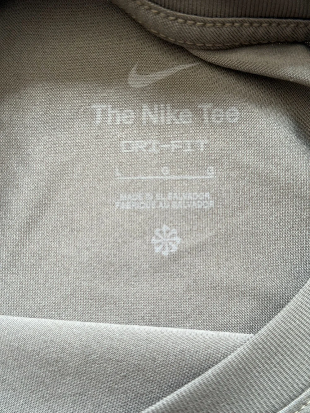 Nike Olive Green Men’s 'JUST DO IT.' Graphic Tee